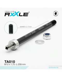 Trailer AxXle TA010 - M12 x 1,75 -L- 209mm