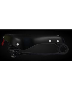 Zadelman Classic Zwart/Zwart Dubbele vering